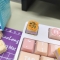 1pc Taro Paste Meat Floss Cake Artisan Clay Food Keycaps ESC MX for Mechanical Gaming Keyboard